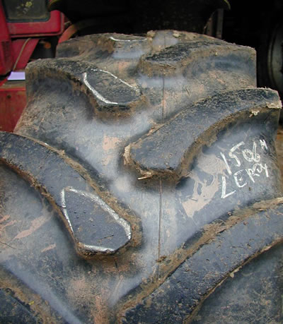 regular and fast tire wear