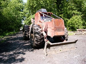Conditions of use of forestry tyres