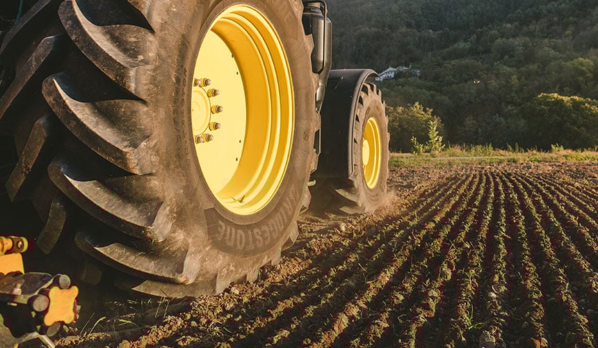 agricultural tyres optimised and managed to make them last