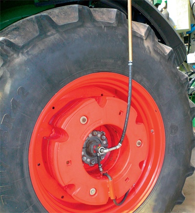 Central tyre inflation system