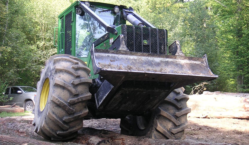 Forestry tyre work Forestry