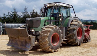 Forestry tractor tyre