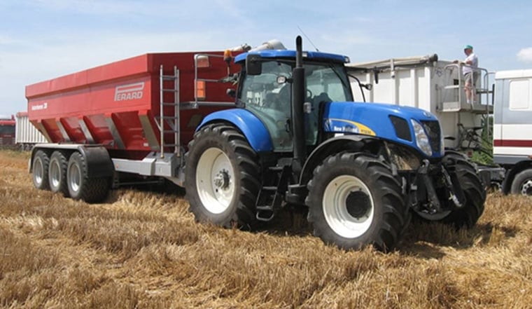 Loading of trailer tyres